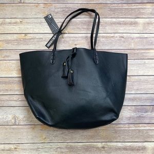 Street Level Black Tote Bag